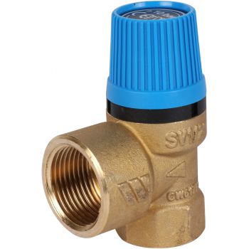 Предохранительный клапан для систем водоснабжения 1/2" 10 бар Stout SVS-0003-010015
